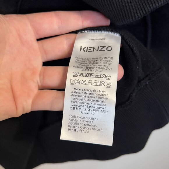 Kenzo CNY Oversized Hoody Year of the OX Size Large Color Black White - Picture 6 of 8